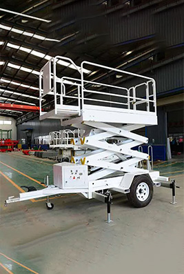 Two-wheeled Traction Mobile Lift Machine