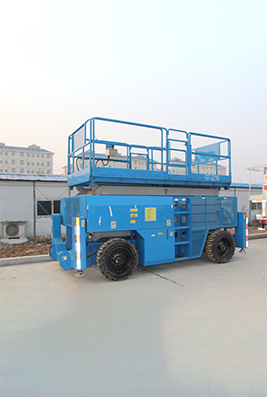 Off-road Fork Lifter Aerial Work Platform