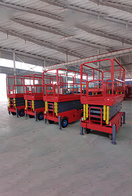 Four Wheel Mobile Lifting Platform