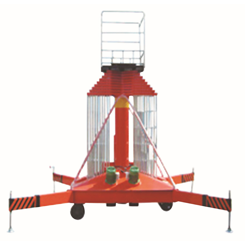 Double Ladder Tilting Sleeve Cylinder Aerial Work Platform