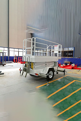 Two-wheeled Traction Mobile Lifting Platform