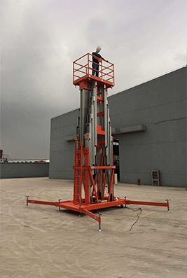 Six-mast Aluminum Alloy Aerial Work Platform 