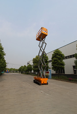 Self-propelled Fork Crawler Type Lifting Platform 