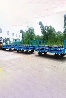 Transport Machine Flatbed Trailer