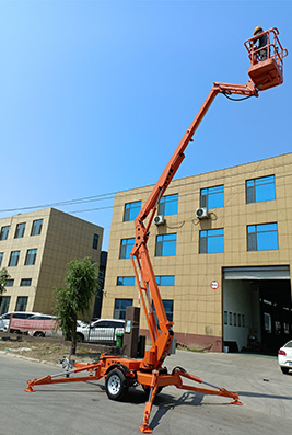 Trailer Folding Boom Aerial Working Platform