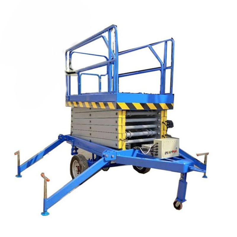 Two-wheeled Traction Mobile Lift Machine