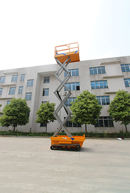 Self-propelled Scissor Aerial Work Platform With Crawler