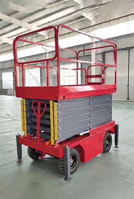 Four Wheel Mobile Lifting Machine