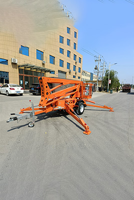 GTQT Trailer Folding Boom Aerial Working Platform