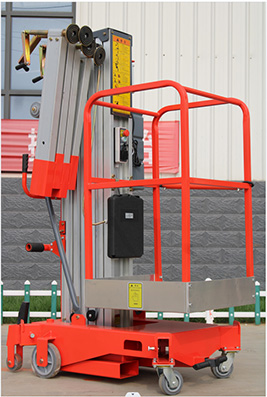 Single Mast Aluminum Alloy Working Platform