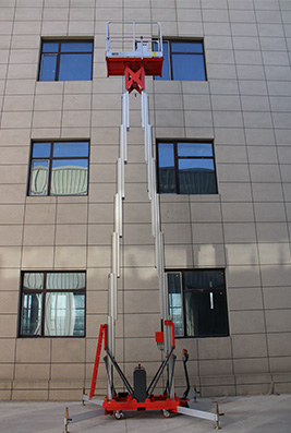 Double Mast Aluminum Alloy Lifting Machine