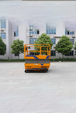 Self-propelled Fork Crawler Type Aerial Work Platform 