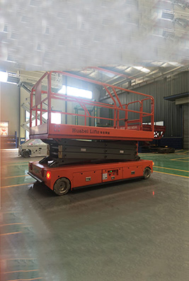 Omnidirectional Self-propelled Scissor Fork Lifting Platform