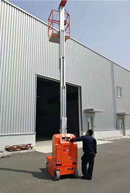 Single Mast Self-propelled Aluminum Alloy Lifter