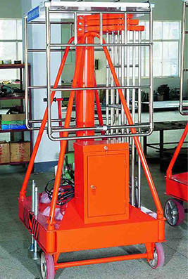 Single Ladder Sleeve Cylinder Type Aerial Work Platform