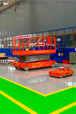 Omnidirectional Self-propelled Scissor Fork Lifting Platform