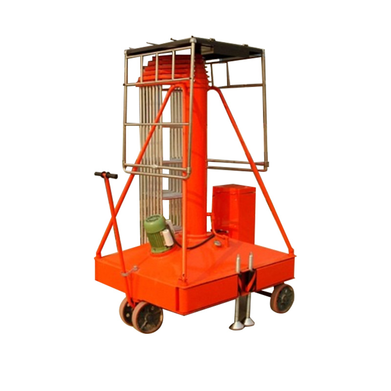 Single Ladder Sleeve Cylinder Type Aerial Work Platform